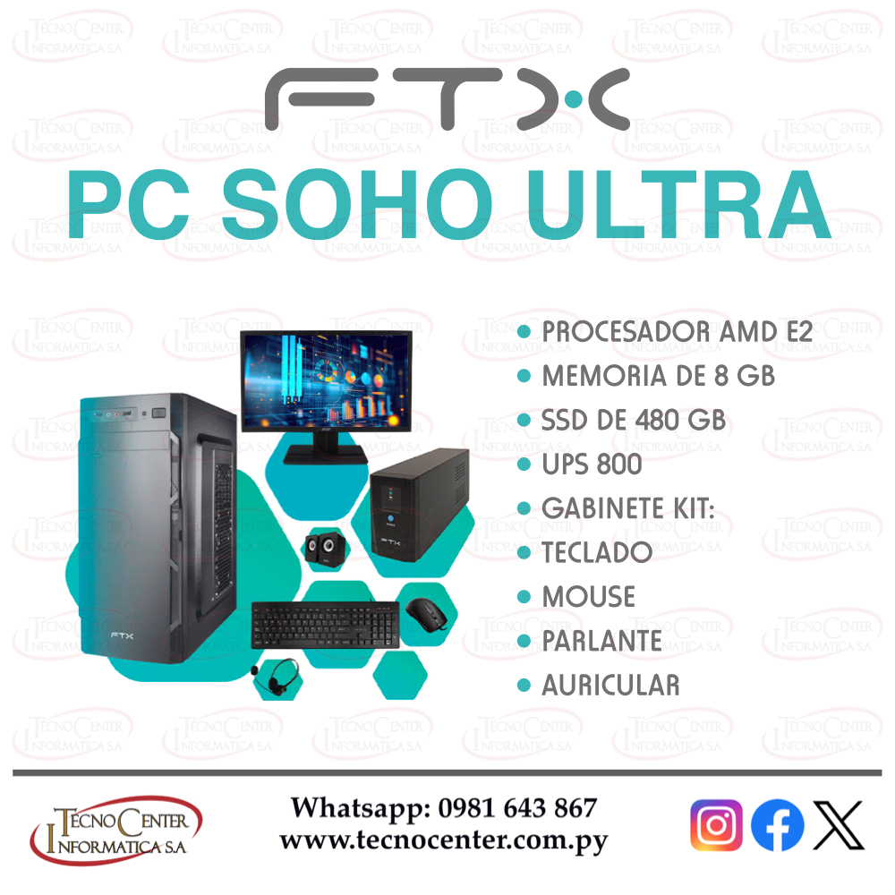 PC de Escritorio FTX Soho Ultra